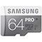 کارت حافظه microSDXC سامسونگ مدل Pro کلاس 10 استاندارد UHS-I U1 سرعت 90MBps ظرفیت 64 گیگابایت به همراه آداپتور SD
